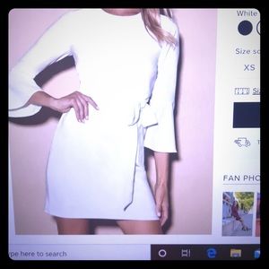 White dress- Large